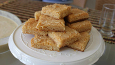 Brownie de chocolate branco