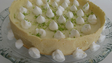 Torta de limão com ganache