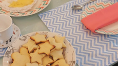 Biscoito amanteigado de baunilha