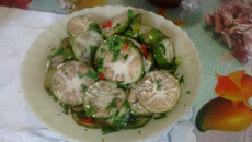 Antepasto de jiló aperitivo