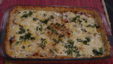 Torta de palmito com tomate seco