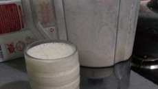 Vitamina de banana com aveia