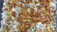 Arroz com lentilha à moda Árabe