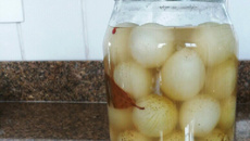 Cebolinhas em conserva