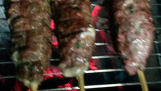 Kafta recheada com queijo