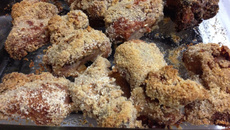 Costela de porco crocante