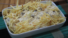 Salpicão com abacaxi