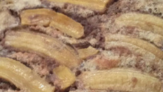 Bolo torta de banana