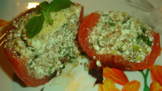 Tomate Recheado Libanês