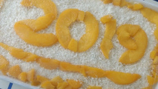 Pavê de pêssego delicioso