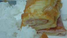 Canelone Rápido de Presunto e Queijo