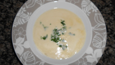 Sopa creme de palmito