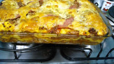 Lasanha de massa caseira da Bya