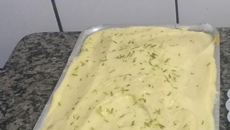 Delícia de bolo de limão