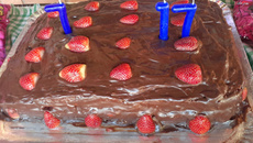 Bolo sensação de morango