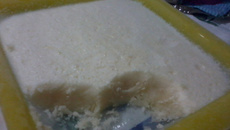 Sorvete de limão ou laranja