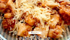 Nhoque com molho gorgonzola