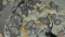 Coração de frango diferente