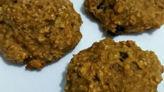 Biscoitos de aveia e banana