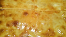 Torta de frango e palmito com massa de pastel