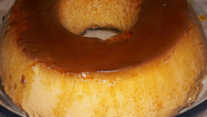 Pudim de doce de leite