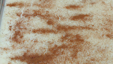 Arroz doce com leite de coco