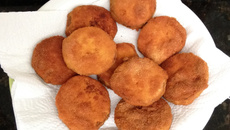 Abobrinha à milanesa