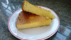 Bolo de farinha de milho