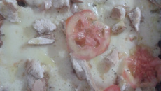 Pizza de pão de forma especial