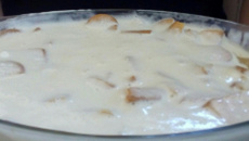 Pavê de pasta de amendoim