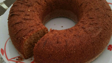 Bolo simples integral para diabéticos