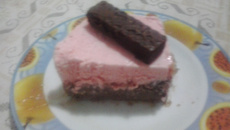 Torta gelada de bis com sorvete