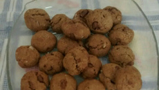 Coockies diet de chocolate e aveia