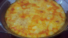 Frango com creme de milho