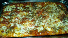 Lasanha ao Molho de Calabresa