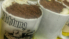 Chocolate quente branco