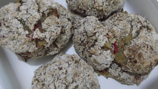 Nuggets de proteína de soja com abobrinha