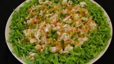 Salada de filé de pescada