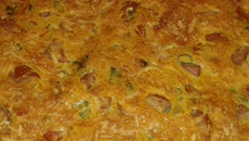 Torta deliciosa e fácil de salsicha