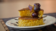 Bolo de milho no liquidificador