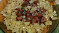 Salsicha ao cheiro-verde