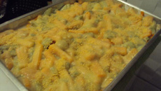 Legumes gratinados ao molho do Marcelão