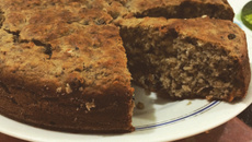 Bolo de banana sem açúcar