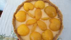 Torta de pêssego da Larissa