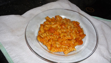Macarrão de panela de pressão sem creme de leite
