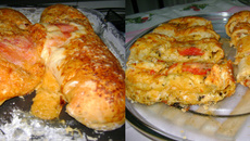 Pão de mandioquinha recheado