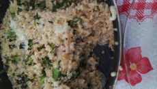 Risoto de quinoa com abobrinha