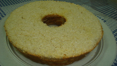 Pudim de pão com coco