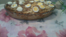 Macarronada com carne moída