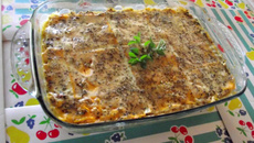 Lasanha de frango e cheddar da Vovó